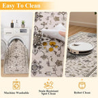 HEBE Indoor Door Mat 2'x3', Washable Welcome Mat - Image 4