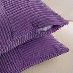 Fancy Homi 2 Packs Purple Lumbar Decorative Throw Pillow Covers 14x22 Inch - Image 4