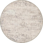 Round Area Rug Living Room: 6 ft Modern Washable Indoor Carpet | by FXRHLP
