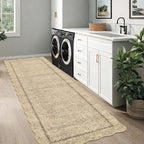 GarveeHome Scalloped Washable 2x8 Runner Modern Non Slip Kitchen Rugs | - Image 4