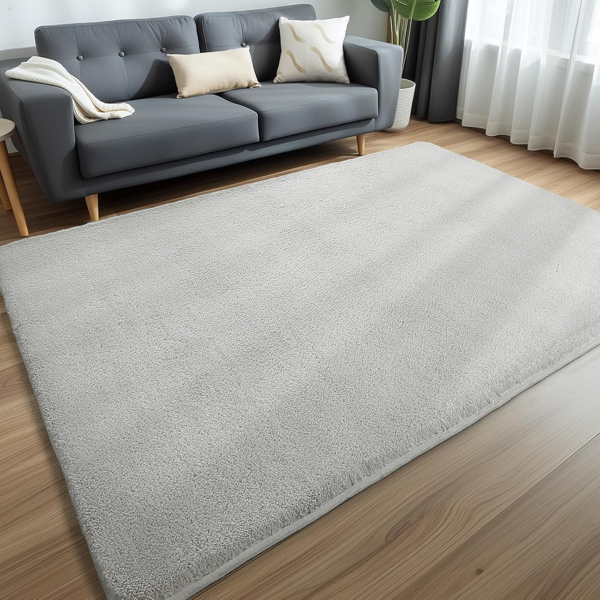 Sour Lemon 5x7 Area Rugs for Living Room, Soft Large Area Rug Fluffy Rugs for Bedroom，Machine Washable Area Rug Non Slip Carpet Rug for Living Room Playroom Kids Room Home Decor