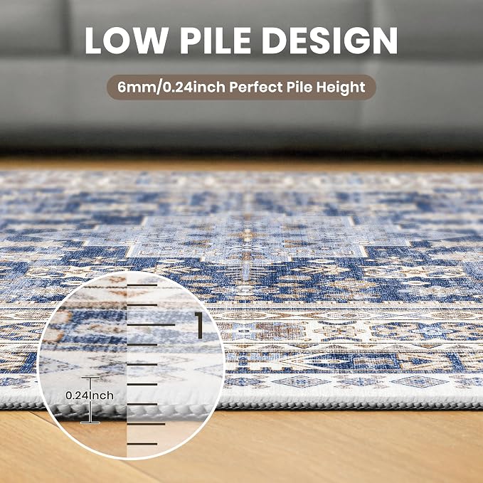 2x5 Rug Runners for Hallways Non Slip, Kitchen Rugs, Nursery Room, Soft Runner - Image 7