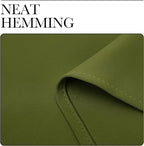 NICETOWN Olive Green Blackout Curtains 120 inches Length - Image 6