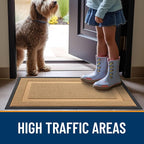 OLANLY Front Door Mat Outside 35x23, All-Season Heavy-Duty Rubber Doormat | - Image 6