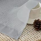 Light Grey Sheer Curtains 84 Inches Long 2 Panels - Image 4