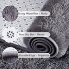 Chicrug Soft Runner Rugs for Bedroom Living Room Plush Fluffy Rug 2x10 | Shag - Image 6