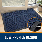 OLANLY Front Door Mat Outside Entrance 47x23, Waterproof Heavy-Duty Doormat | - Image 5