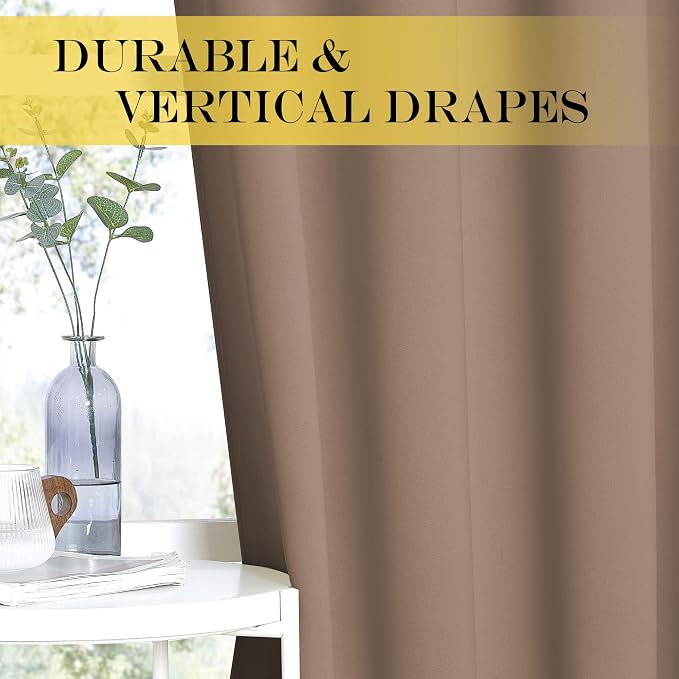 NICETOWN Blackout Curtains 63 inches Long - Image 4