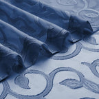 Furman Cafe Curtains 45 Inch Length 2 Panels Set, Elegant Geometric Jacquard - Image 8