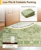 RELEANY Washable Area Rug, Runner 3'x10', Water Repellent, Pet Friendly - Image 8