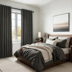 Topfinel 108 Inch Curtains 2 Panels Set Charcoal Grey Curtains 108 Inches Long - Image 7