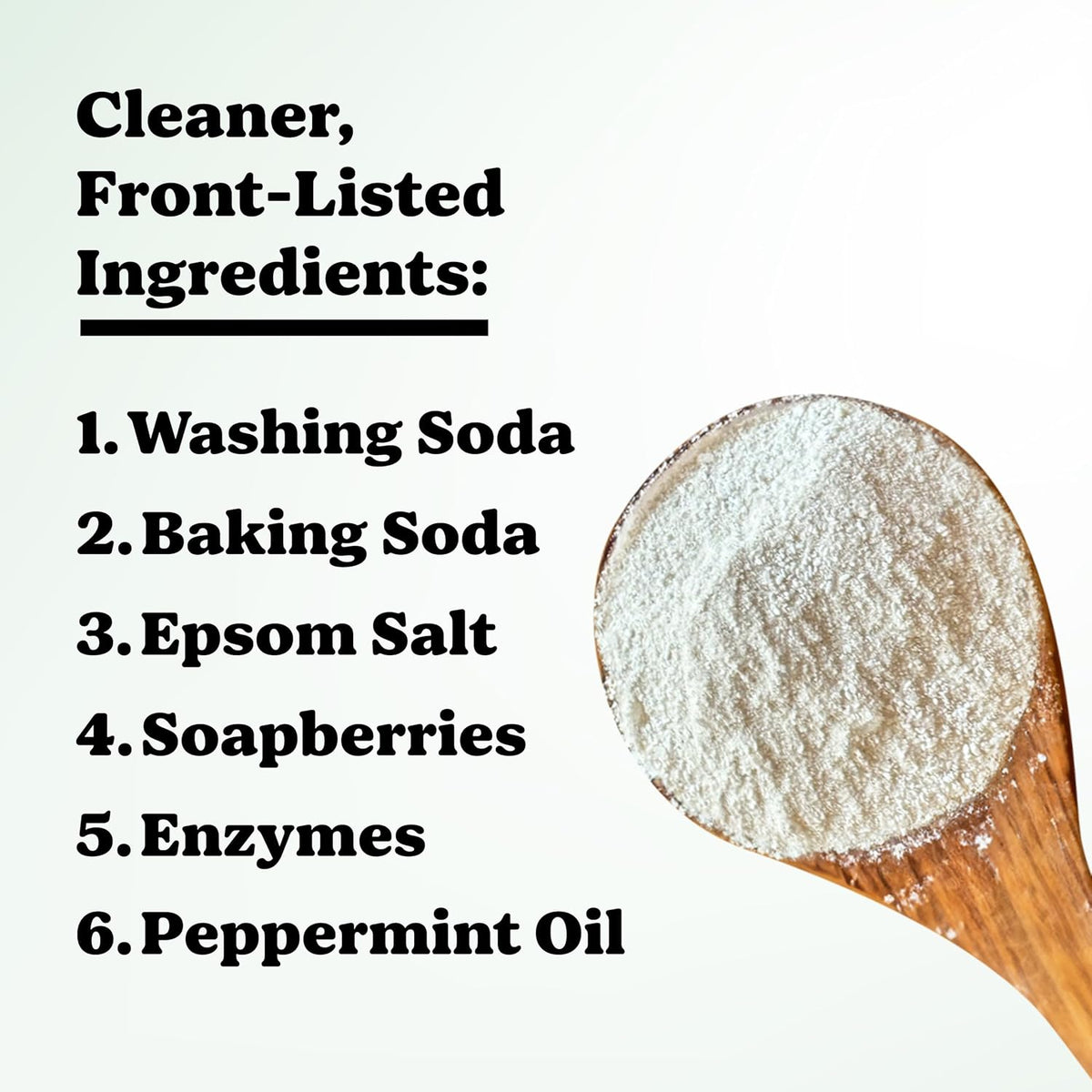 Pronounce Laundry Detergent Powder Alternative | Non-Toxic, Eco-Friendly, Natural for Sensitive Skin, Eczema, and Babies. Stain + Smell Fighting. HE Safe (Peppermint, 120 Loads)