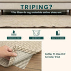 KOZYFLY Woven 3x7 Washable Kitchen Runner Rug, Non Slip Wide Runners - Image 7
