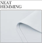 NICETOWN Greyish White Bedroom Curtain Panels - Image 8