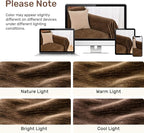 2 Pieces Sectional Couch Covers L Shaped Cover XXXL Coffee | Thick Washable - Image 8
