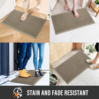 Sturdy Front Door Mat, Absorbent Muddy Dirt Resist Welcome Door Mats Outdoor - Image 4