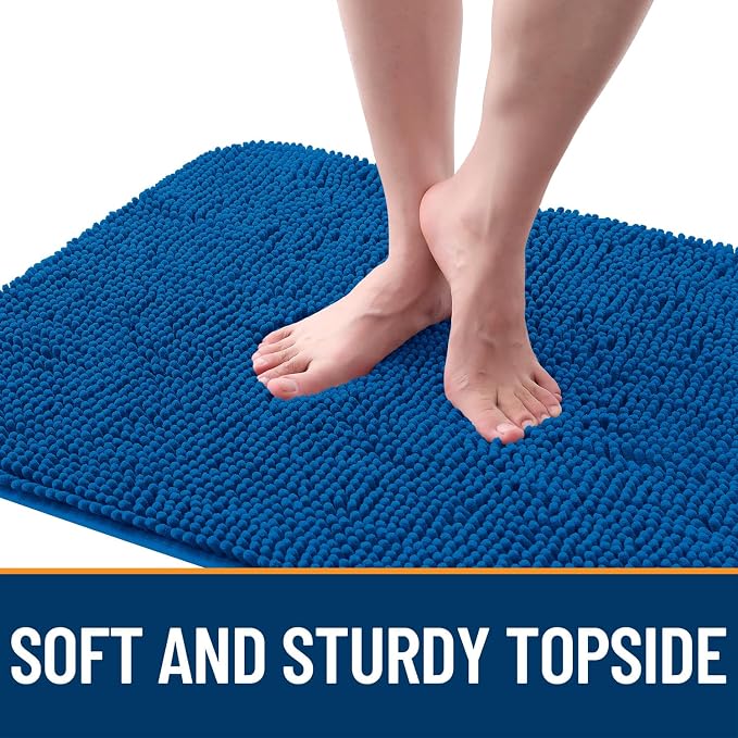 OLANLY Dog Door Mat for Muddy Paws 70x32, Super Absorbent Chenille Mud Mat | - Image 4