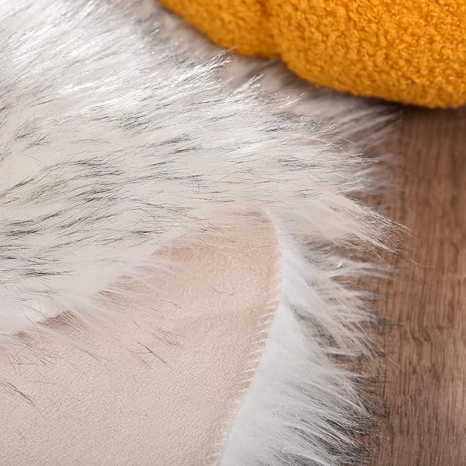 Goolela Fluffy Faux Fur Runner Rug 2x6 - Image 6