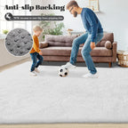 5x7 Area Rug for Living Room: Fluffy Shag Soft Washable Rugs Fuzzy Plush Indoor - Image 8