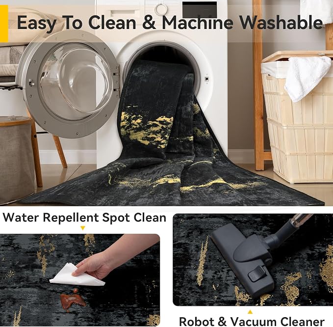 RELEANY Washable Square 10' x10' Area Rug - Image 4