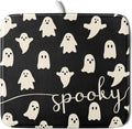 Halloween Dish Drying Mat for Kitchen Counter Spooky Ghost Holiday Super Absorbent Reversible Microfiber Kitchen Countertop Protector Dishes Pad Small 16x18 inch