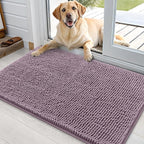 OLANLY Dog Door Mat for Muddy Paws 36x24, Super Absorbent Chenille Mud Mat | by OLANLY
