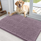 OLANLY Dog Door Mat for Muddy Paws 35x24, Super Absorbent Chenille Mud Mat | by OLANLY
