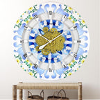 The Gears Clock Wall Clock Italy Collection with Moving Gears (Ravello, 36 inch Round)