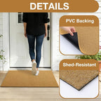 OLANLY Front Door Mat, Low Profile Doormat, Stain and Fade Resistant, - Image 5