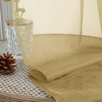 Gold Sheer Curtains for Bedroom Living Room 96 Inches Long 2 Panels, Modern - Image 5