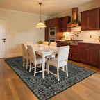 4x6 Area Rug for Bedroom Beside Rug, Laundry Room, Washable Non-Slip Low Pile - Image 4
