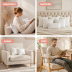 Utopia Bedding 16x16 Pillow Inserts, 2 Pack | Indoor cushion inserts - Image 5