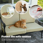 Sqodok Patio Cushion Cover 19x19 inch, Outdoor Seat Cushion Slip Cover - Image 7