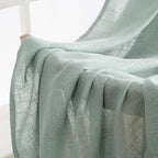 MIULEE Sea Green Linen Curtains 52x96 Inch Long Soft Thick Linen Textured | - Image 6