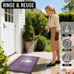 OLANLY Front Door Mat Outside Entrance 33x21, Waterproof Heavy-Duty Doormat | - Image 8