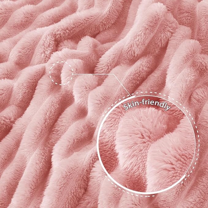 Exclusivo Mezcla Striped King Size Fleece Blanket - Image 5