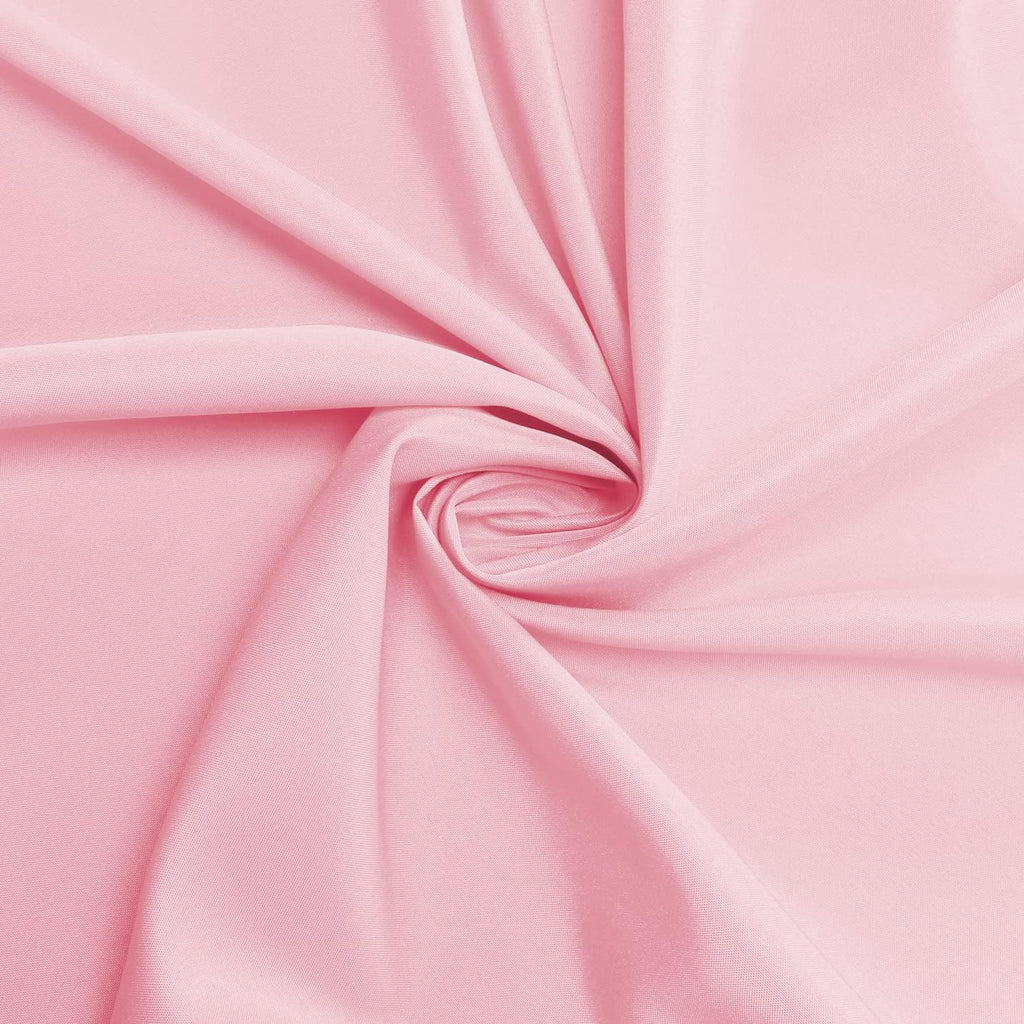 sancua Rectangle Tablecloth - 70 x 70 Inch - Stain and Wrinkle Resistant Washable Polyester Table Cloth, Decorative Fabric Table Cover for Dining Tables, Buffet Parties and Camping, Pink