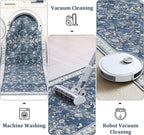 Yamaziot 2x6 Washable Hallway Runner Rug Non Slip Floral Carpet, Stain Resistant - Image 5