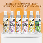 Clean-n-Fresh Toilet Spray 6.8 Fl.Oz, Vanilla Scent, Natural Plant Essential Oil Air Freshener & Odor Eliminator