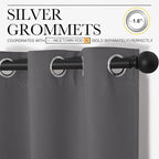 NICETOWN Thermal Insulated Grommet Blackout Curtains - Image 2