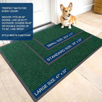 OLANLY Front Door Mat 47x32, Waterproof Heavy-Duty Indoor Outdoor Doormat | - Image 2