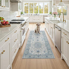 RELEANY Washable Area Rug, Runner 3'x7', Water Repellent, Pet Friendly - Image 2