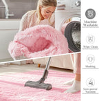 OLANLY Area Rugs for Living Room Bedroom, Machine Washable 4x5.9 ft Soft Fluffy - Image 2