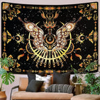 CHDGDHC Butterfly Tapestry - Moth Wall Hanging, UV Resistant, Waterproof, Machine Washable, Lightweight, Psychedelic Bedroom Aesthetic Decor for Bedroom, Living Room, Yoga Room - 59.1x49.2 Inch