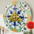 The Gears Clock Wall Clock Italy Collection with Moving Gears (Maiori, 24 inch Round)