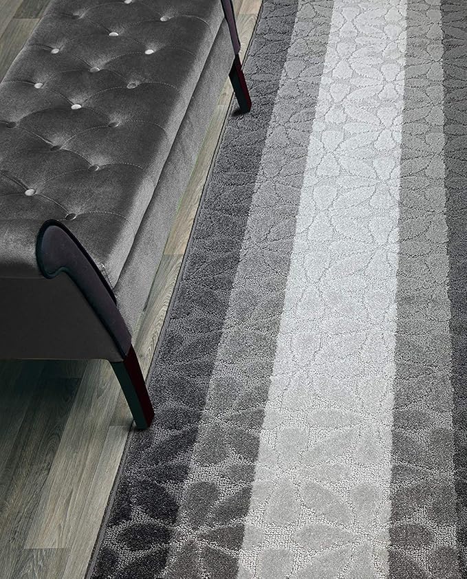 23 Ft Gray Extra Long Hallway Runner Rug, Non Slip Washable, Pet Friendly | by ORFAHOME