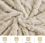 Aganear Fleece Throw Blanket for Couch Sofa 60"x80" Khaki | Lightweight Fuzzy - Image 9