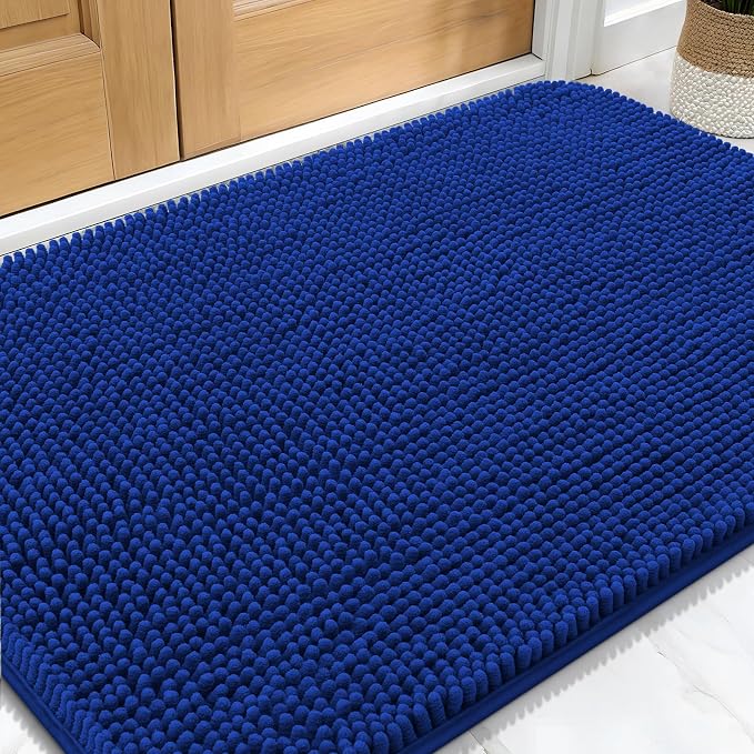 OLANLY Dog Door Mat for Muddy Paws 30x20, Super Absorbent Chenille Mud Mat | by OLANLY