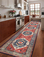 SERISSA 2'6"x14' Washable Non Slip Boho Runner Rug - Image 2