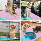 OLANLY Dog Door Mat for Muddy Paws 24x16, Super Absorbent Chenille Mud Mat | - Image 7